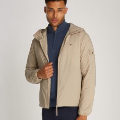 Tommy Hilfiger férfi kapucnis átmeneti dzseki bézs