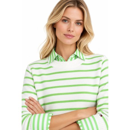Tommy Hilfiger női csíkos pulóver