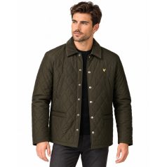 Lyle & Scott steppelt férfi kabát olíva zöld
