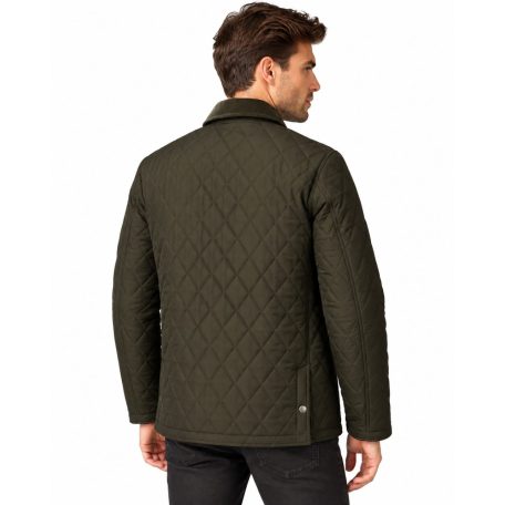 Lyle & Scott steppelt férfi kabát olíva zöld