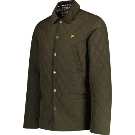 Lyle & Scott steppelt férfi kabát olíva zöld