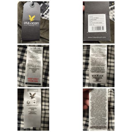 Lyle & Scott steppelt férfi kabát olíva zöld