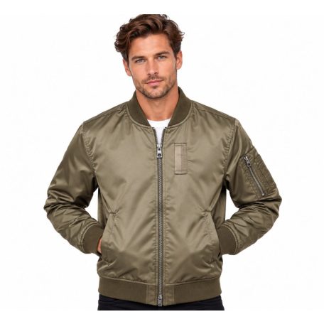 Guess férfi bomber dzseki közép barna színben