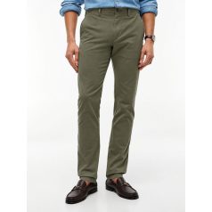   Tommy Hilfiger Bleecker férfi slim fit chino nadrág military zöld