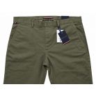 Tommy Hilfiger Bleecker férfi slim fit chino nadrág military zöld