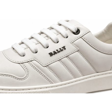 Bally Maudo Férfi Bőr Sneaker Fehér