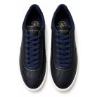 Scotch & Soda Plakka férfi bőr sneaker sötétkék