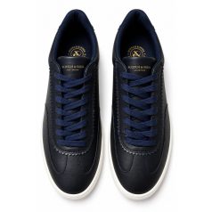 Scotch & Soda Plakka férfi bőr sneaker sötétkék