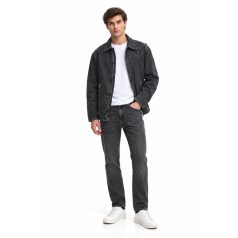 Tommy Jeans Ryan Slim Straight férfi farmernadrág szürke