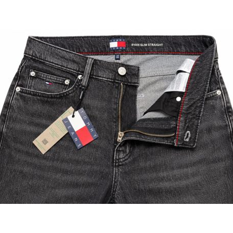 Tommy Jeans Ryan Slim Straight férfi farmernadrág szürke