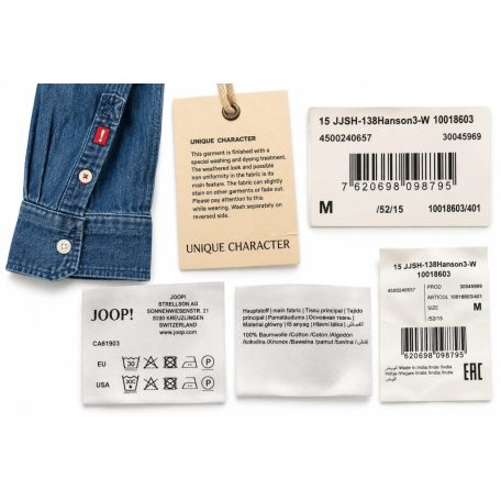 JOOP! Férfi Farmer Ing Slim Fit