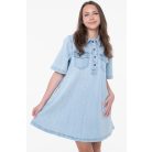 Tommy Hilfiger Jeans Női Farmerruha Világoskék