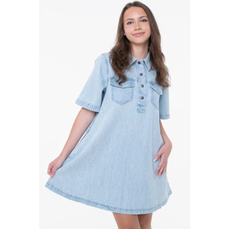 Tommy Hilfiger Jeans Női Farmerruha Világoskék