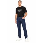Hugo Boss Ash Slim Fit Férfi Farmernadrág Sötétkék