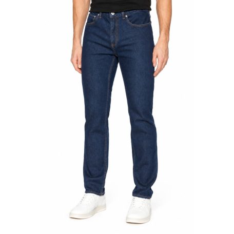 Hugo Boss Ash Slim Fit Férfi Farmernadrág Sötétkék
