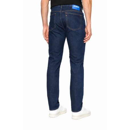 Hugo Boss Ash Slim Fit Férfi Farmernadrág Sötétkék