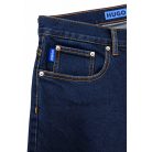 Hugo Boss Ash Slim Fit Férfi Farmernadrág Sötétkék