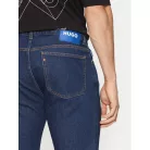 Hugo Boss Ash Slim Fit Férfi Farmernadrág Sötétkék