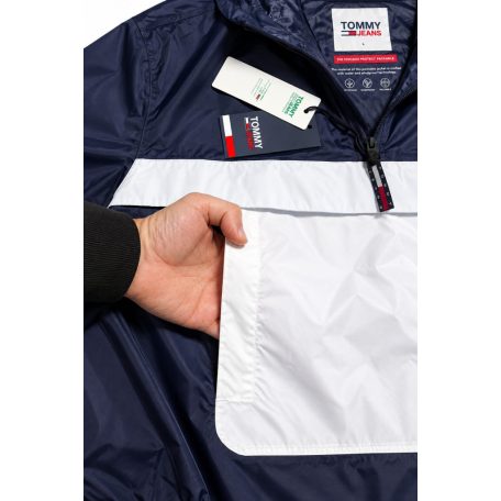 Tommy Hilfiger férfi vízálló anorák kapucnis dzseki