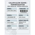 Calvin Klein Jeans férfi fekete denim ing