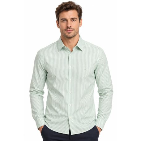 Calvin Klein férfi csíkos slim fit ing