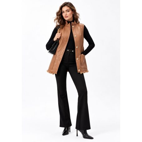 Marciano by Guess női műbőr mellény műszőrme szegéllyel