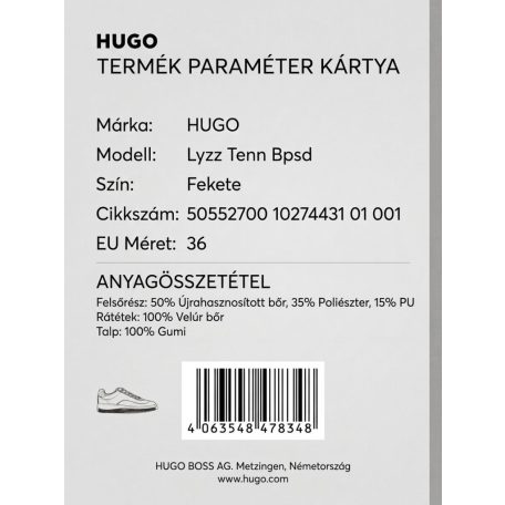 Hugo Lyzz Tenn Bpsd női sneaker barna talppal