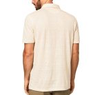 HACKETT LONDON Linen Polo Bézs - HM563129
