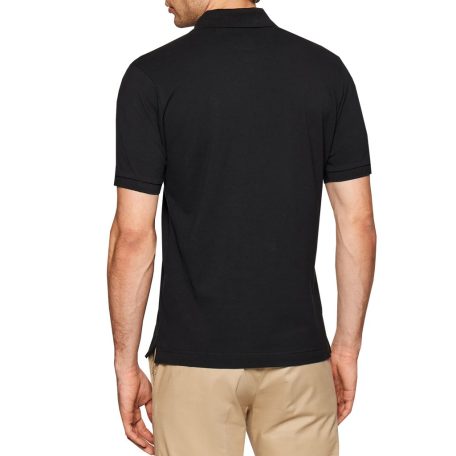 LA MARTINA Regular Fit Piqué Polo Fekete - XMP035